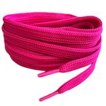 Smart Laces Raspberry Pink 120cm / 47 Flat Trainer Shoe laces ideal replacement laces for adults or kids Trainers sneakers sports athletic shoes boots Shoelaces