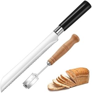 Unokit Coltello Pane Seghettato Professionale da 20cm con Lama per Pane di Alta Qualità, In Acciaio Inox e Manico Ergonomico, Coltello Pane Extra Affilato Per Un'Esperienza Culinaria Perfetta