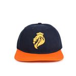 SUPERSTAN Unisex Cotton Twill Legend Crown Baseball Cap | Adjustable Buckle Stylish Cap | Sports caps for Men | Cricket caps for Men | Gym caps for Men | Snapback Caps for Men and Women Orange Blue