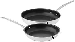 Cuisinart 722-911NS Chef's Classic Stainless Nonstick 2-Piece 9-Inch and 11-Inch Skillet Set