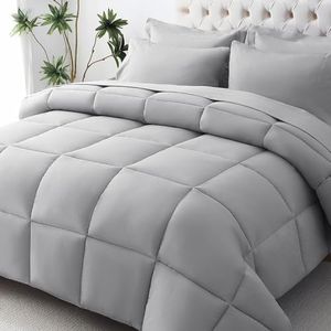 JOLLYVOGUE Full Size Comforter Set, Ultra-Soft Full Size Bed Set, Full Comforter Sets, 7-Piece Bed in a Bag, Goose Down Alternative, Oeko-TEX Certified, Sheets & Pillowcases