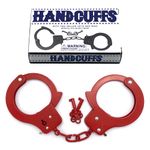 Toy Metal Handcuffs with Key,Fake Pretend Play Hand Cuffs for Kids 6 Years Up