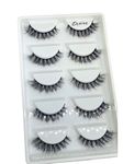 Lash S Up By S.R Lashes Fake/False Eyelashes False 8D Eyelash, Eye Makeup Lash, Super Soft & Comfortable with Natural Look (5 Pairs Set) (Desire)