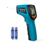 Tilswall Infrared Thermometer Non-Contact Digital Laser Temperature Gun, -50℃~600℃ (-58℉~1112℉) with Adjustable Emissivity, High/Low Temperature Alarm, for Cooking/Pizza Oven/BBQ, Not for Human