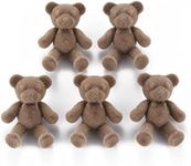 Craftdady 50pcs Flocky Acrylic Bear