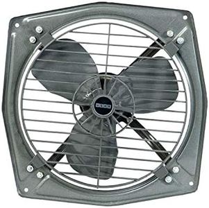 USHA Aeroclean 230MM Goodbye Oil and Dust Metal Exhaust Fan for Kitchen(Metallic Grey) Pack of 1