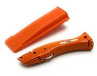 TradeUnderlay Orange Carpet Fitter Knife Economy Tool with Holster