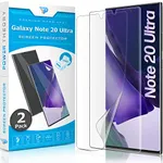 Power Theory Screen Protector Film for Samsung Galaxy Note 20 ULTRA [2 Pack] [Not Glass] Full Cover, Case Friendly, Flexible Anti Scratch Film