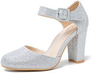 fereshte Women's High Heel Closed T