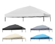 NINAT 1pcs Canopy Replacement Top Tent Top Cover for 10x10ft Pop Up Paty/Tent/Canopy (Vertical Leg) Instant Canopy Top Cover White Canopy Top Cloth Only