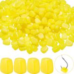 400 Pieces Fake Soft Corn Lures Silicone Simulation Fishing Corn Baits Corn Floating Carp Baits