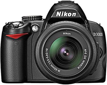 Nikon D3000 10.2MP Digital SLR Camera with 18-55mm f/3.5-5.6G AF-S DX VR Nikkor Zoom Lens