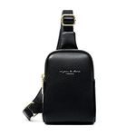 Small Crossbody Sling Bag Leather Cell Phone Purse Fanny Packs Chest Casual Daypack Satchel Hiking Backpack for Women Girls
