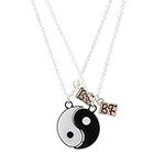 Claire's Best Friends Yin & Yang Friendship Necklaces for Girls - 2pc