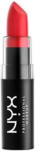 NYX Matte Lipstick, Pure Red 0.16 Ounce, 1 Count