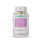 Neuherbs Milk Thistle liver detox supplement With 800 Mg Of Silymarin for Healthy Liver: 60 Capsules