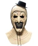 Halloween Clown Masks, Scary Clown Mask with Hat,Creepy Latex Full Head Mask for Adults Men, Costume Cosplay Prop Party