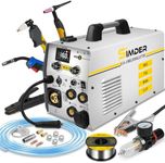 SSIMDER MIG Welder Plasma Cutter Combo 6 in 1 Multiprocess Welder 110V 220V 160A Gas MIG/Flux Core/Spool/TIG/Stick/Plasma Cutter Welding Machine for Home DIY Outdoor Industrial Use