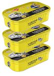 Indofish Sardine In Vegetable Oil, 3 X 125 g