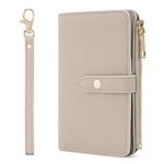 Lychii Passport Holder Cover, PU Leather Travel Wallet Case with RFID Blocking, Travel Documents Organizes for Passport, Business Cards, Credit Cards, Boarding Passes, Grey