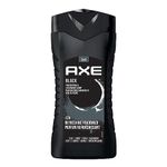 Axe Black 3 In 1 Body, Face & Hair Wash For Men, Long-Lasting Refreshing Frozen Pear & Cedarwood Fragrance For Up To 12Hrs, Natural Ingredients, Removes Odor & Bacteria, No Parabens, 250Ml