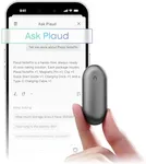 AI Voice Recorder, PLAUD NotePin Voice Recorder, App Control, AI Notetaker, AI Transcribe & Summarize, Support 112 Languages, 64GB Memory, Audio Recorder for Lectures, Meetings, Cosmic Gray