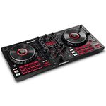 Numark Mixtrack Platinum FX - 4 Deck DJ Controller with DJ Mixer, Built-in Audio Interface, Jog Wheel Displays and FX Paddles