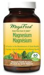 MegaFood Natural Magnesium Supplements 60 Capsules | Multivitamins Mineral Supplements with Protein Fats and Carbohydrates | Supports Healthy Heart Nervous System & Muscle Relaxation for Womens Mens and Kids