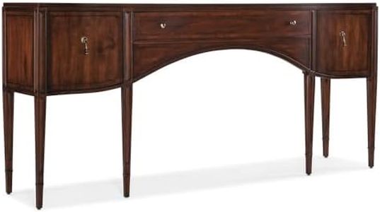 Hooker Furniture Charleston Wood Console Table in Cherry Brown Finish