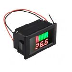 Sp Electron 12V-60V Dc Lead-Acid Digital Battery Capacity Indicator Charge Tester Voltmeter (Pack Of 1) - Black