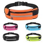 Adjustable Unisex Travel Running Belt – Bum Bag for Ladies & Men, Gym Fanny Pack, Money & Phone Holder Wallet, Waist Waterproof Bags, Traveling Hiking & Jogging Pouch, Fashion Accessories – Orange