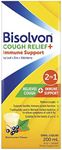 Bisolvon Cough Relief + Immune Support - Relieves Coughs - Supports Healthy Immune System Function, 200ml