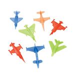 Fun Express Bulk Mini Plastic Jet Airplane Toy Assortment - Bulk Set of 144 - Airplane Party Favors and Handouts