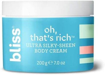 Bliss Oh, That's Rich Ultra Silky-Sheen Body Cream | Instantly Absorbs | Smooth & Soothe the Driest Skin | Paraben Free, Cruelty Free | 7.0 oz