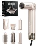 Ownair 6 In 1 Professional Air Styler for Women, 110000 RPM High Speed BLDC Motor, Hot Air Styler, Hair Dryer Brush with Auto Curler, Straightening Brush, Volumizing Brush, Cold Air Mode, Foldable Handle