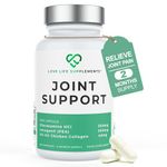Joint Support Supplement by LLS, UC-II® Collagen, Levagen®, Hyaluronic Acid, Vitamin C, Joint Care & Pain Relief for Men & Women, Knee & Hip Mobility, 2 Month Supply, 60 Capsules, UK Made
