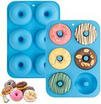 Aichoof Silicone Donut Mold for 6 D