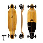 Glider Collection | 40" x 9.25" | Premium Longboard Skateboard | Large Big 100mm Wheels | Bamboo Deck with Hard Maple Core | Cruiser Carver | Fully Assembled | Men Women Adults Teens | Free Skate Tool