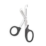 First Aid Scissors Tough Cut Tuff Cut Scissors Trauma Shears Medical Scissors Titanium Bandage Scissors for Nurses Nursing Shears for Doctors Students Rescue (6 inches/15.24 cm) (Pocket Friendly Size)