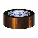 VCR kapton Tape 20mm / 0.80 inches Width - 33 Meters in Length - Amber Color - Pack of 1 Roll - Chemical Resistance, Suitable for Electronics Polyimide, 3D printers and High-Temperature.