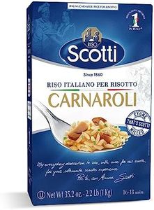 Riso Scotti, Carnaroli Risotto Rice, 2.2 lbs (1 kg), product of Italy, chef selected, gluten free, non-gmo, vacuumed packed