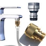 Sink Faucet snap adapter quick connect to shower hose for bathroom and kitchen