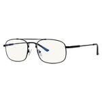 Eyekepper 3 Levels Vision Multifocus Reading Glasses UV Protection Progressive Readers Men Women Bendable Memory Frame (Black, 3.00)