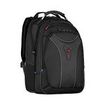 Wenger Carbon 30 Litre Laptop Backpack with Carrying Handle, Padded Shoulder Straps, 17 Inch Laptop Sleeve, For Work, School, Travel, Black, 600637