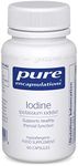 Pure Encapsulations - Iodine (Potassium Iodide) 225 UG - Hypoallergenic Supplement Supports Metabolism, Healthy Skin and Thyroid Function - 60 Vegetarian Capsules