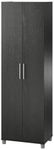 Systembuild Evolution Camberly 24" Utility Storage Cabinet, Black Oak