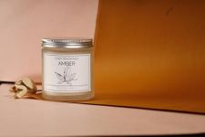 LYSET FRAGRANCES Amber Fragrances Candle Elegant and Mesmerizing Home Fragrance Solutions, Fragrances for Fine Living Pillar Candle