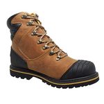 ADTEC Men’s 7" Work Hiker Boots with Steel Toe, Slip Resistant, Leather, Goodyear Welt Construction Boot