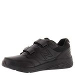 New Balance Men's 928 V3 Hook and Loop Walking Shoe, Black/Black, 8.5 UK