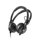 Sennheiser HD 25 Black Supraaural Headphones (Supraaural, 16-220000 Hz, 120 dB, 70 Ω, Wired, 1.5 m)